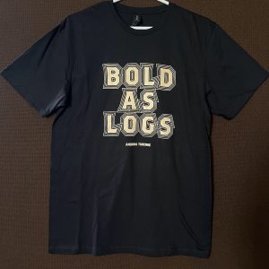 Andrina Turenne - T-shirt Bold as Logs (Noir)